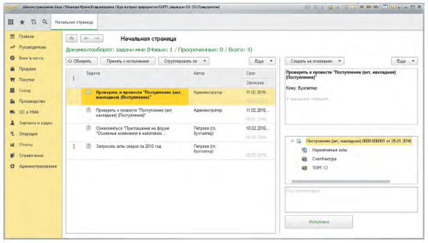 Интеграция 1С:Документооборот с 1С:ERP, Бухгалтерия, CRM, ЗУП